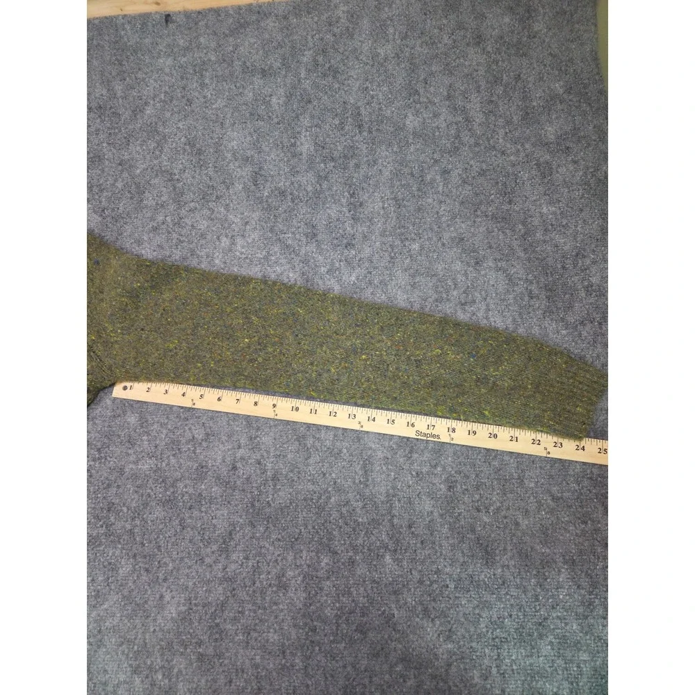 Sherpa Adventure Gear Merino Wool Alpaca Sweater Olive Green Waffle Knit Mens XL